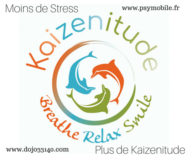 Logo moins de stressplus de kaizenitude